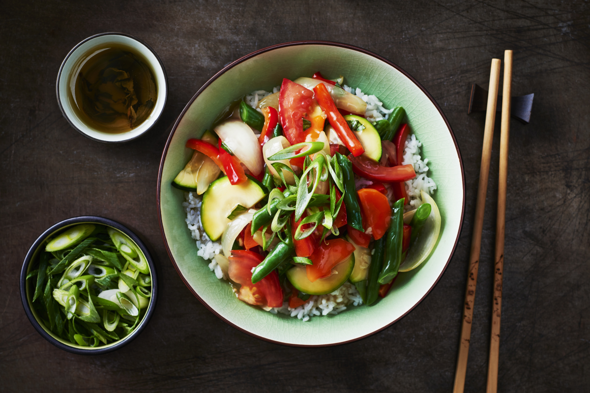 Summer Fresh Vegetable Stir-Fry